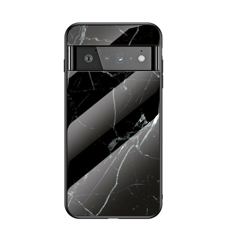 Google Pixel 6 Pro Geval Marmer Gehard Glas