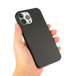 iPhone 13 Pro Case Leder Effect Koolstofvezel Textuur