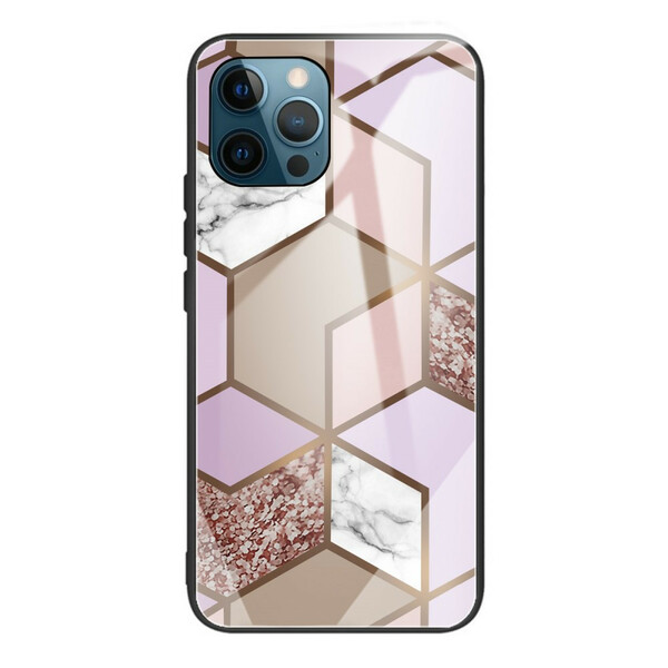 iPhone 13 Pro Max Hard Case Marmeren Geometrie