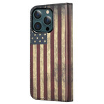 Hoesje voor iPhone 13 Pro Max USA Vlag