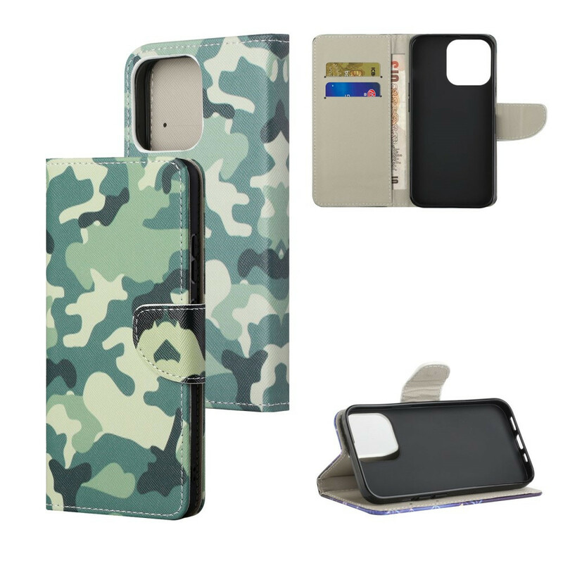 Case voor iPhone 13 Pro Max Militaire Camouflage