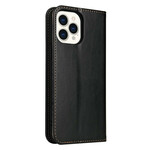 Flip Cover iPhone 13 Pro Kunstleer Nuchterheid