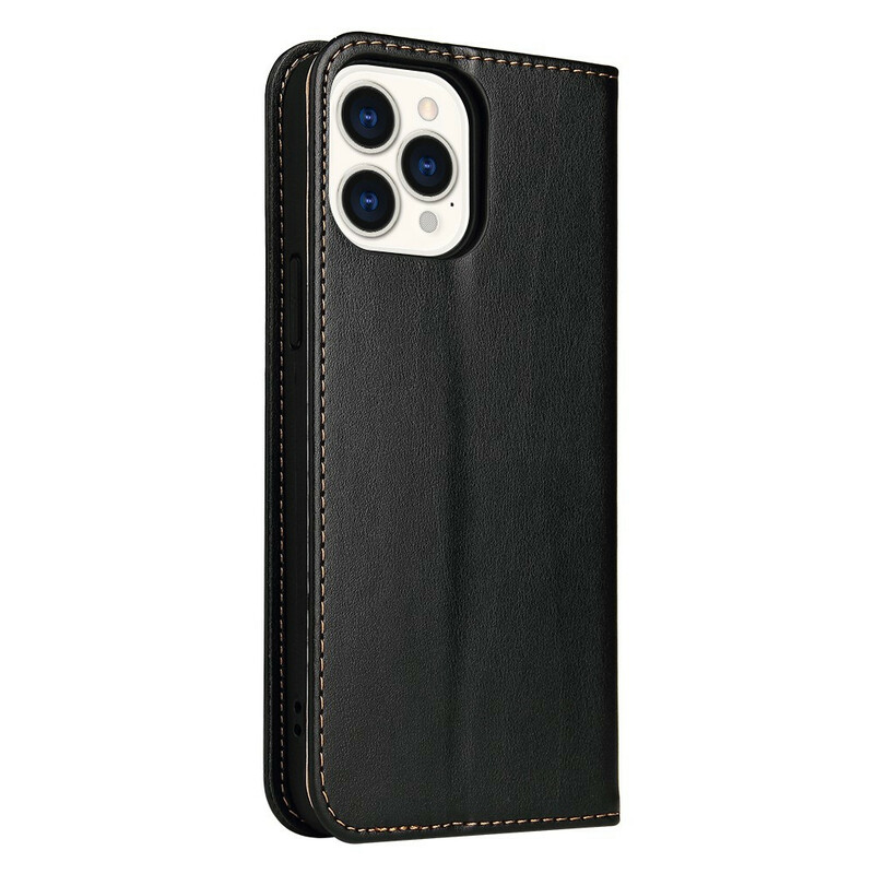 Flip Cover iPhone 13 Pro Kunstleer Nuchterheid