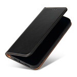 Flip Cover iPhone 13 Pro Kunstleer Nuchterheid