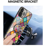 iPhone 13 Pro Magnetische Patchwork Case