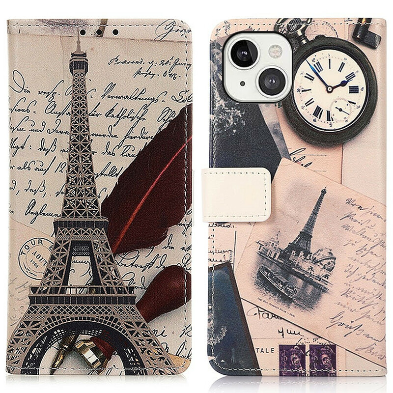 Case iPhone 13 Tour Eiffel Du Poète