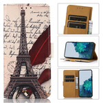 Case iPhone 13 Tour Eiffel Du Poète