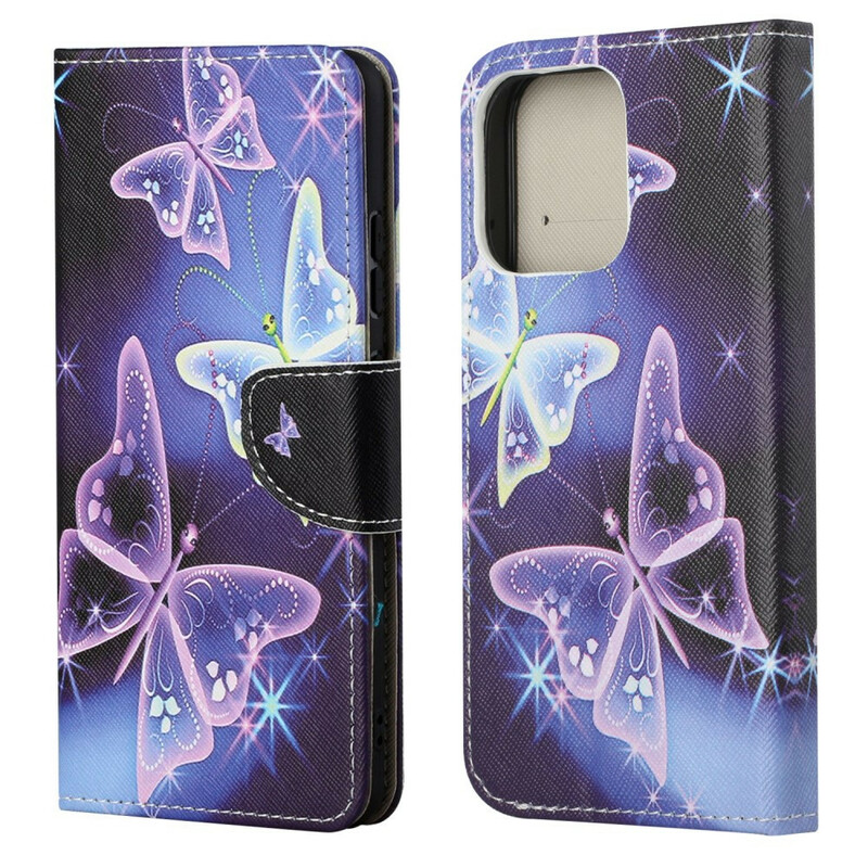 Hoesje voor iPhone 13 Papillons Modernes