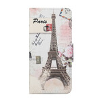 iPhone 13 Retro Eiffeltoren Hoesje