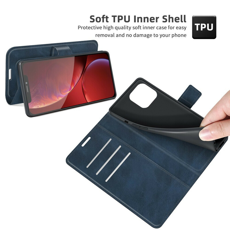 Hoesje voor iPhone 13 Pro Max leer effect Slim Extreme Hoesje voor iPhone 13 Pro Max leer effect Slim Extreme