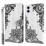 Hoesje voor iPhone 13 Fleurs Dentelle