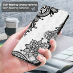 Hoesje voor iPhone 13 Fleurs Dentelle