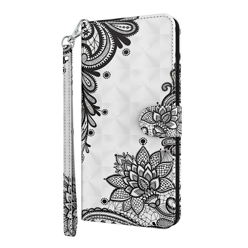 Hoesje voor iPhone 13 Fleurs Dentelle