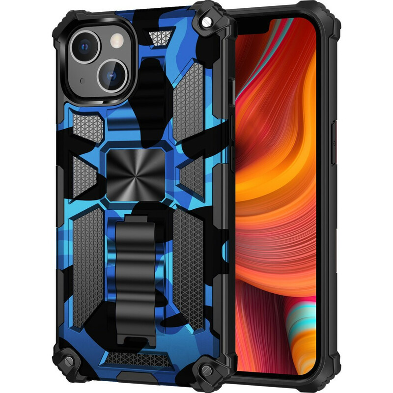 iPhone 13 Pro Max Camouflage Hoesje Verwijderbare Voet
