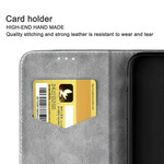 Flip cover iPhone 13 Pro Max Kleurig Leder Effect