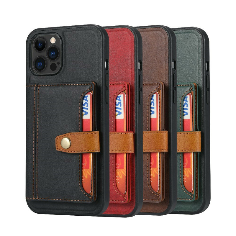 Case iPhone 13 Pro Max kaarthouder riem