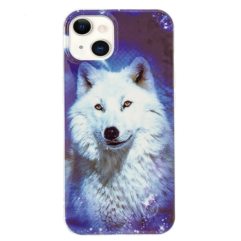 iPhone 13-serie Wolf Fluorescerende Case