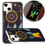 Unieke fluorescerende iPhone 13 Dreamcatcher Case