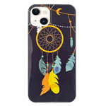 Unieke fluorescerende iPhone 13 Dreamcatcher Case