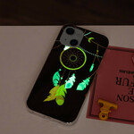Unieke fluorescerende iPhone 13 Dreamcatcher Case