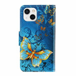 Case iPhone 13 Variaties Vlinders met riem