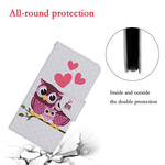iPhone 13 Uil Familie Hoesje met Lanyard