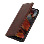 Flip Cover iPhone 13 leer Split Elegance