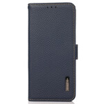 Case iPhone 13 echt leer Litchi KHAZNEH