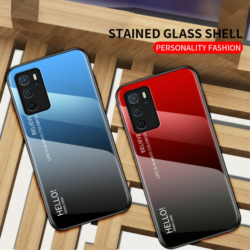 Oppo A16 / A16s gehard glas Case Hallo