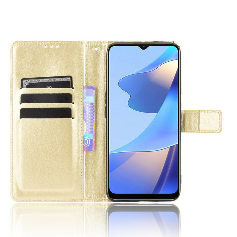 Oppo A16 / A16s Flashy Kunstleer Hoesje