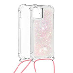 iPhone 13 Glitter Hoesje met Koord