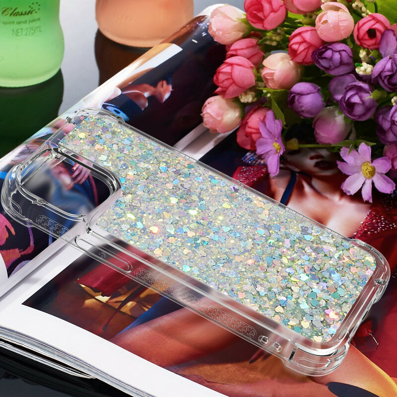 iPhone 13 hoesje wil glitter