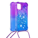 iPhone 13 Silicone Glitter & String Hoesje