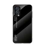 OnePlus Nord 2 5G gehard glazen hoesje Hallo