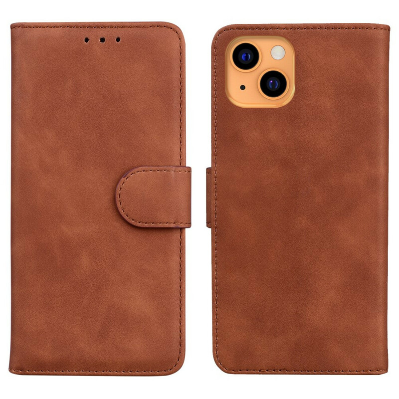 Hoes voor iPhone 13 stijl leer Couture