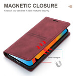 Flip Cover iPhone 13 Stijl leer Stitching Magnetische sluiting