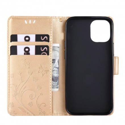 Hoesje voor iPhone 13 Vlinders in Bloemen