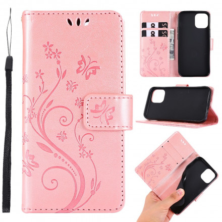 Hoesje voor iPhone 13 Vlinders in Bloemen