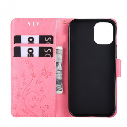 Hoesje voor iPhone 13 Vlinders in Bloemen