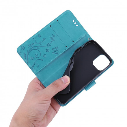 Hoesje voor iPhone 13 Vlinders in Bloemen