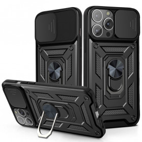 iPhone 13 hoesje standaard en lensbeschermer ontwerp