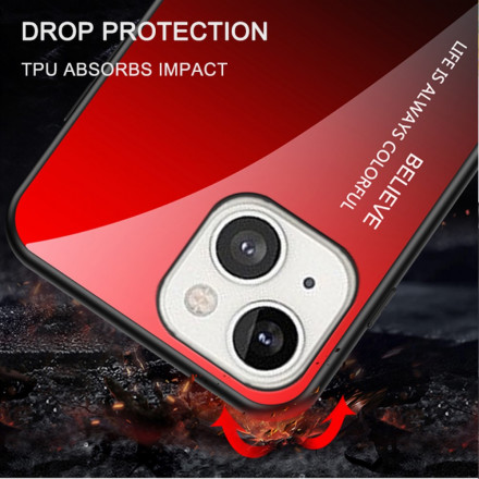 iPhone 13 Geval Aangemaakt Glas Hallo