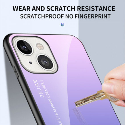 iPhone 13 Geval Aangemaakt Glas Hallo