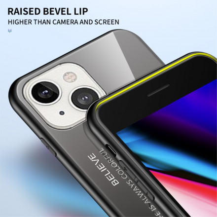 iPhone 13 Geval Aangemaakt Glas Hallo