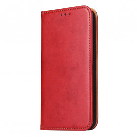Flip Cover iPhone 13 Leer Textuur