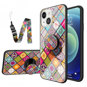 iPhone 13 Magnetische Patchwork Case