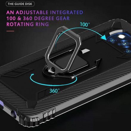 Poco X3 / X3 Pro / X3 NFC Ring en Carbon Fibre Case