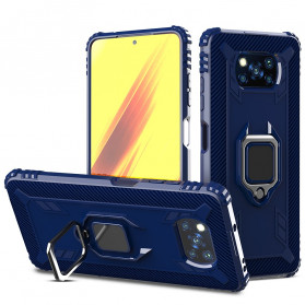 Poco X3 / X3 Pro / X3 NFC Ring en Carbon Fibre Case