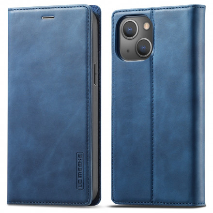 Flip Cover iPhone 13 LC.IMEEKE Leder Effect