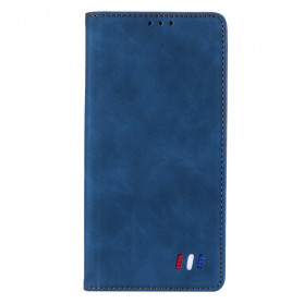 Flip Cover iPhone 13 Stijl Leer Driekleur